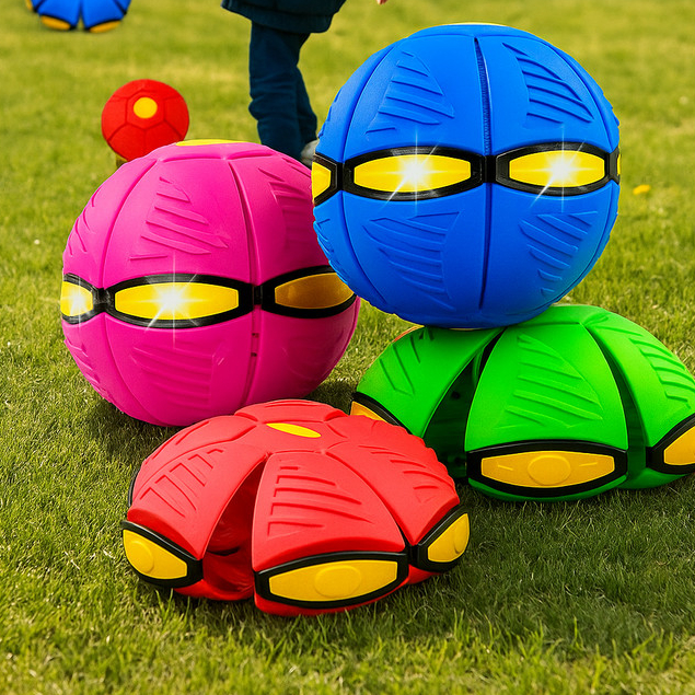 Cão Disco Voador Bola-Luz OwowPet Pet Mágica Por