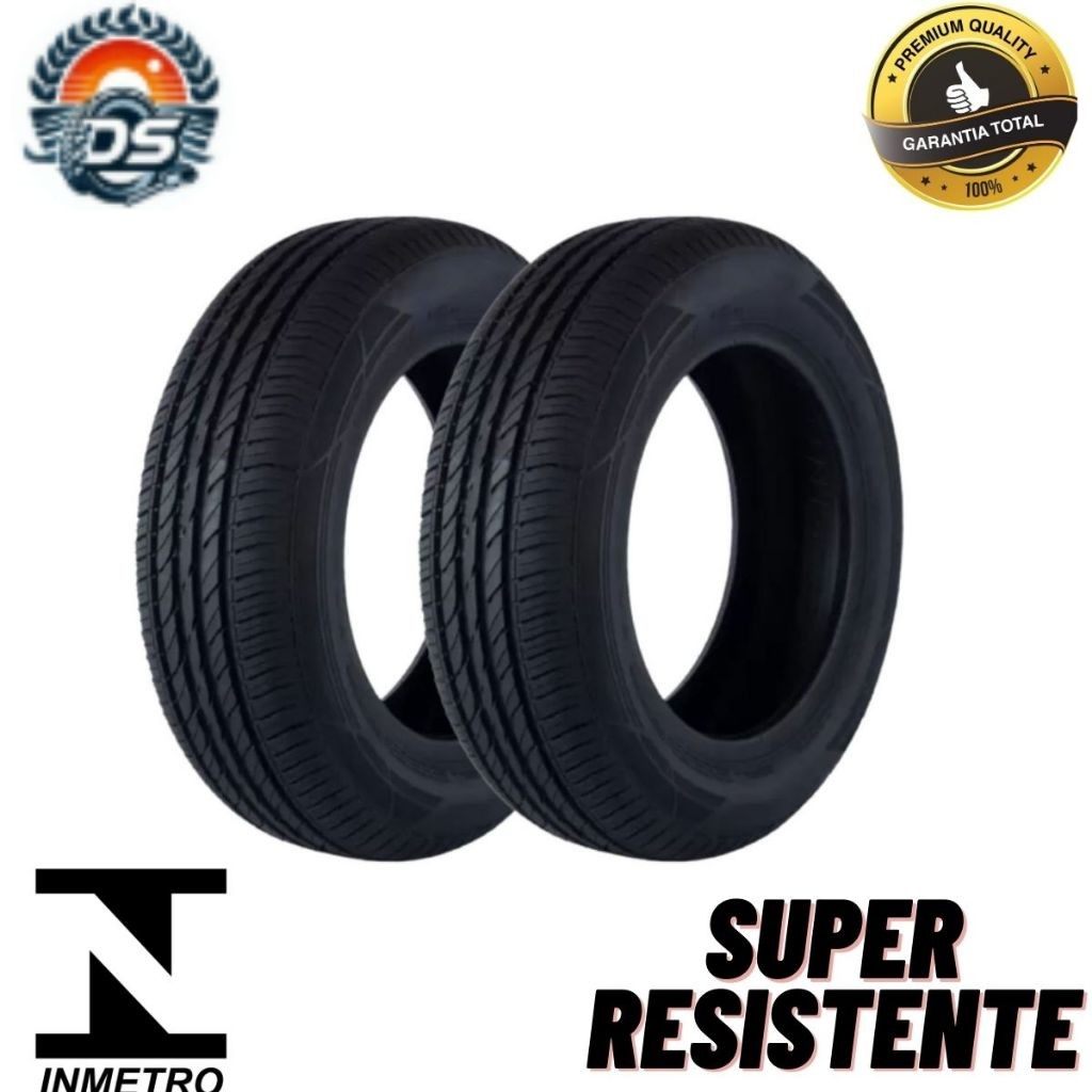 Kit 2 Pneu Aro 14 – 175/65 R14 Remold Linha 