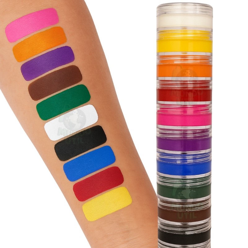 Torre de Tinta Facial Cremosa Maquiagem Artística