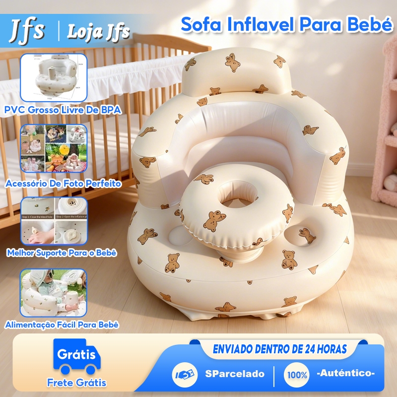 Sofá Inflável Cadeira De Bebê Alimentando Brinq