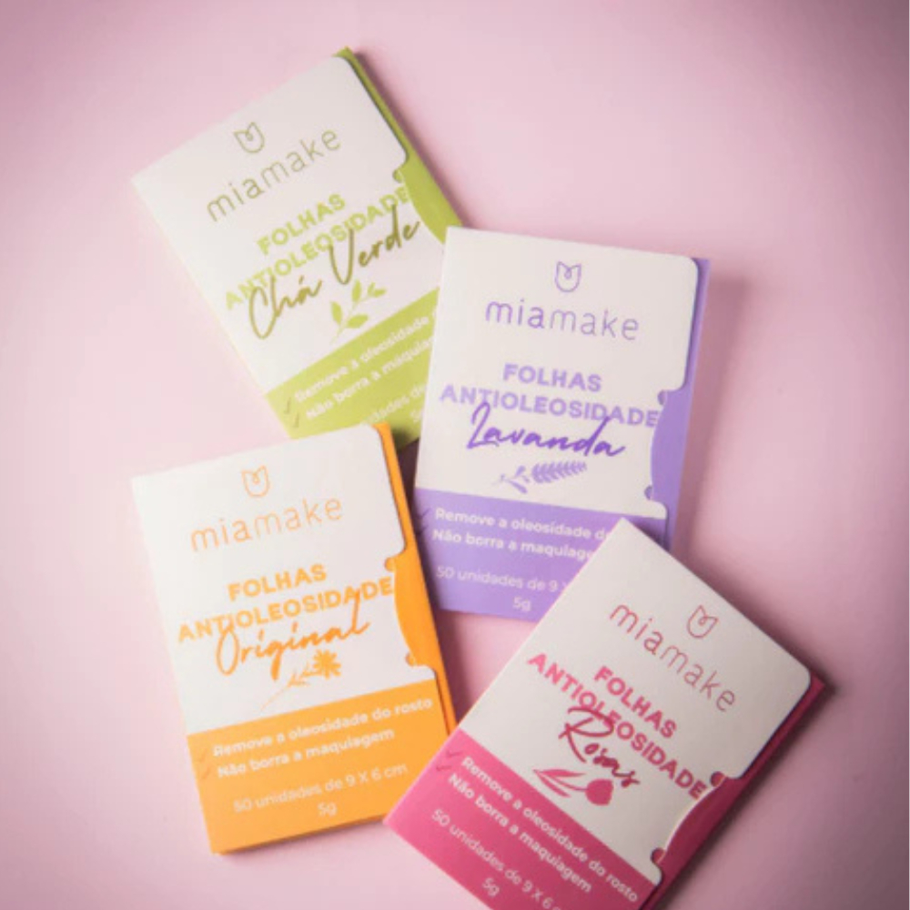 Folhas Antioleosidade Facial – MIA MAKE