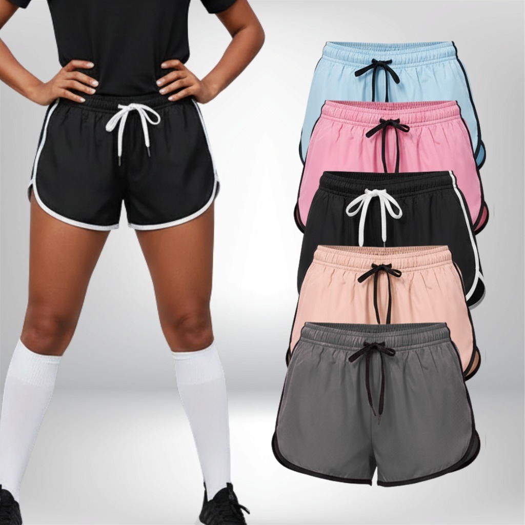 Kit 3 Short Feminino  Dryfit Fitness Academia Spor