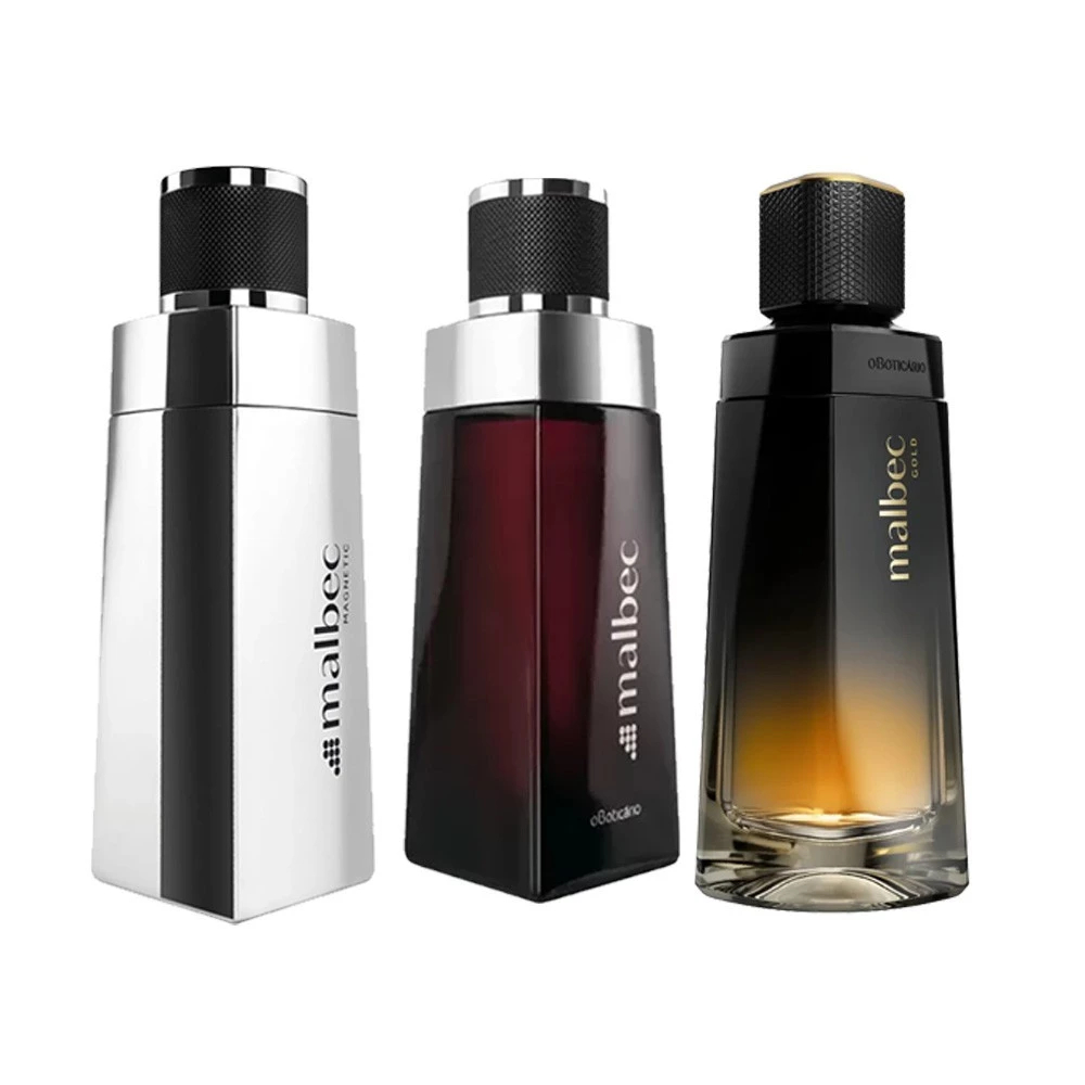 Kit 03 Perfume Masculino ( GOLD, SILVER e TRADICIO