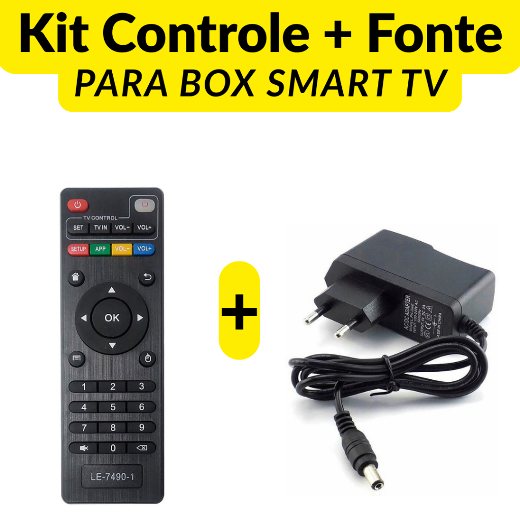 Kit Controle Universal + Fonte Bivolt para Smart B