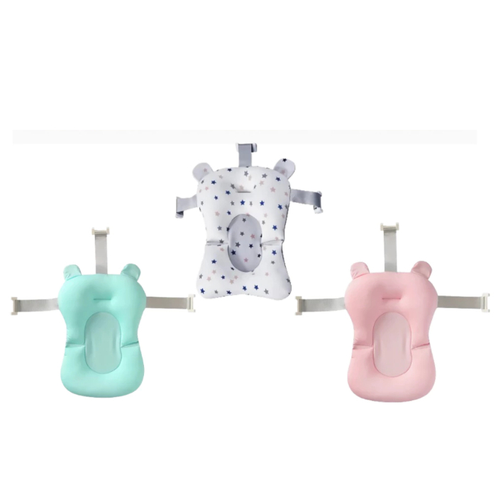 almofada de banho para bebe com trava para banheir