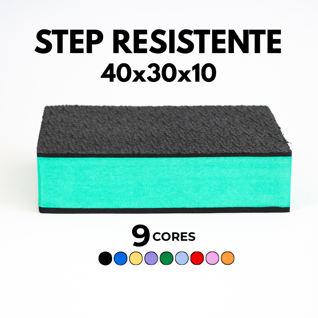 Step Academia 40x30x10 Exercícios Cross Fit Aeró