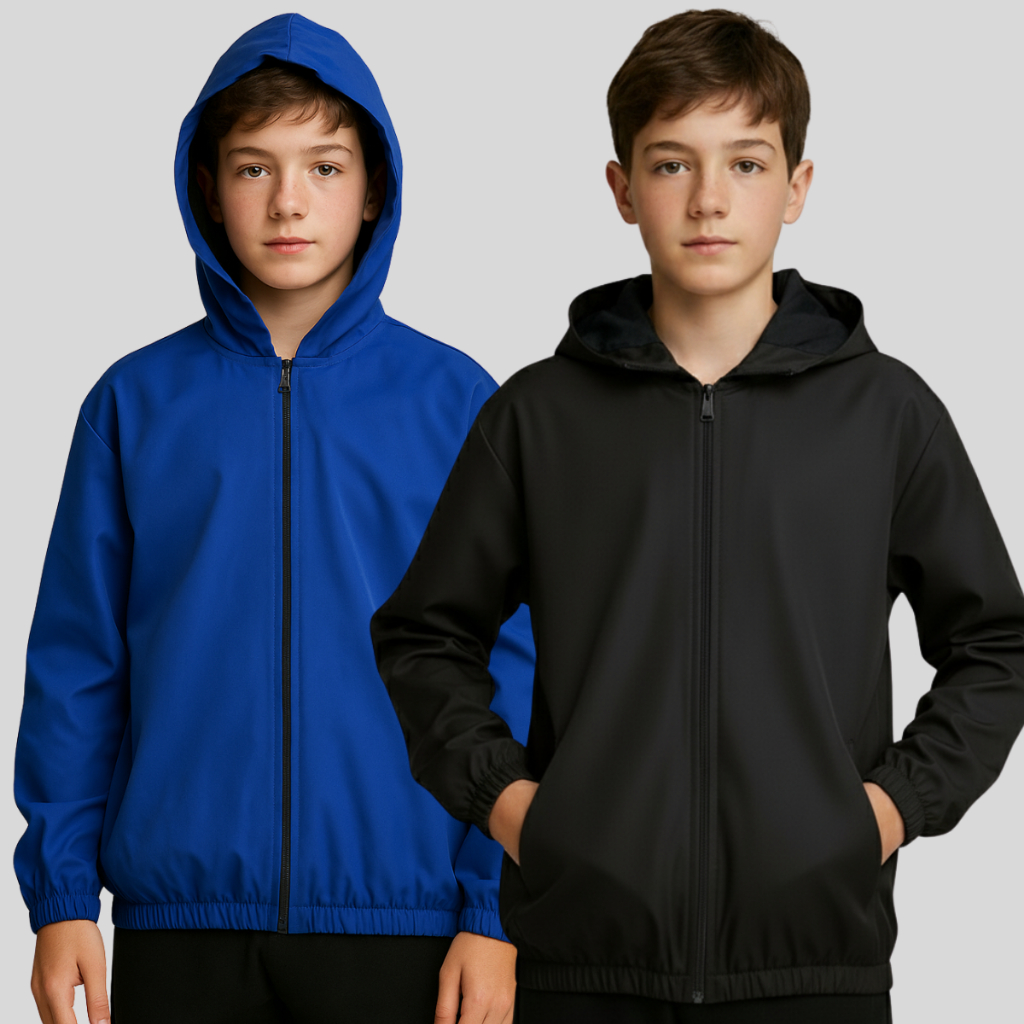 Jaqueta Corta Vento Infantil Blusa Juvenil Forrado