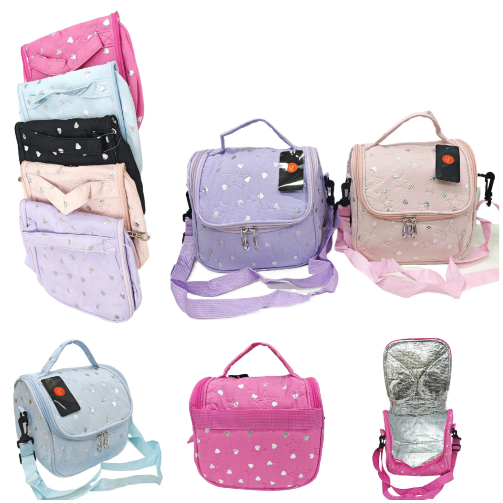 Bolsa Térmica Estampa com Coração, Fitness para