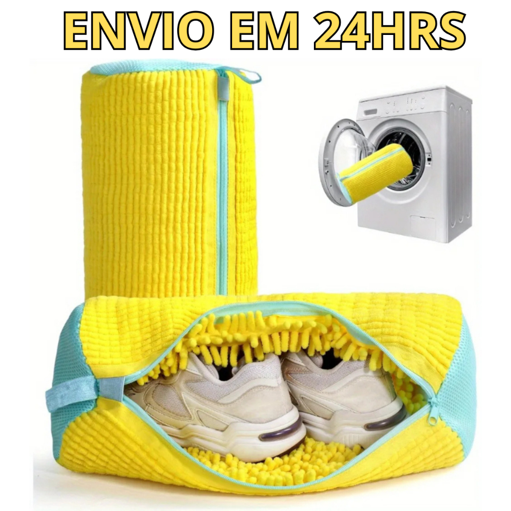 Saco de Lavagem para Calçados Protetor de Tênis 