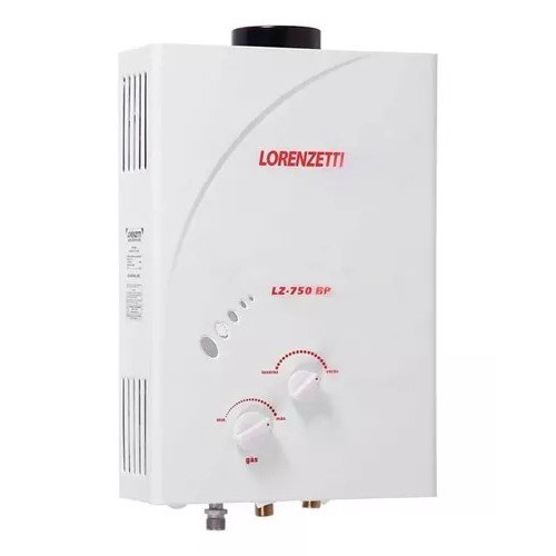Aquecedor de Água a Gás LZ 750 BP Gás Natural L