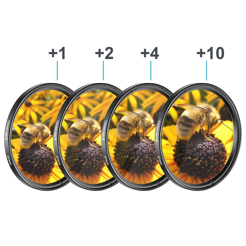 Close UP Macro Filtro + 1 + 2 + 4 + 8 + 10-49 52 5