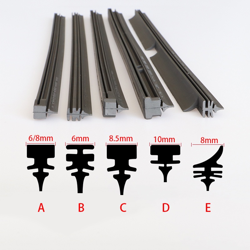 Refil De Borracha De Lâmina De Limpador De Pára-