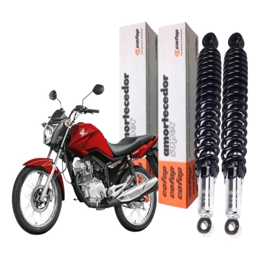 Par Amortecedor Traseiro Honda CG FAN TITAN TODAY 