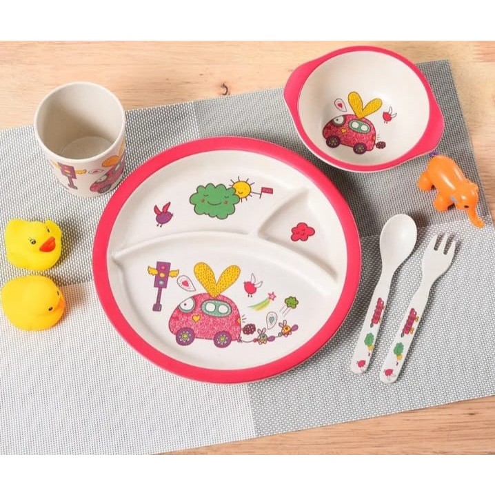 Kit Refeição / Alimentação Infantil 4 pçs, Pr