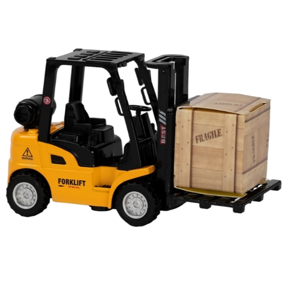 Brinquedo Empilhadeira De Atrito Mini Carro/ Veíc