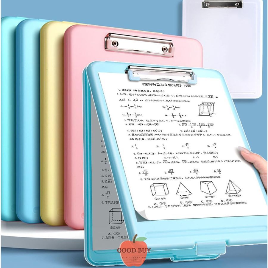 1 Peça Pasta Multifuncional  Prancheta  Caixa de 