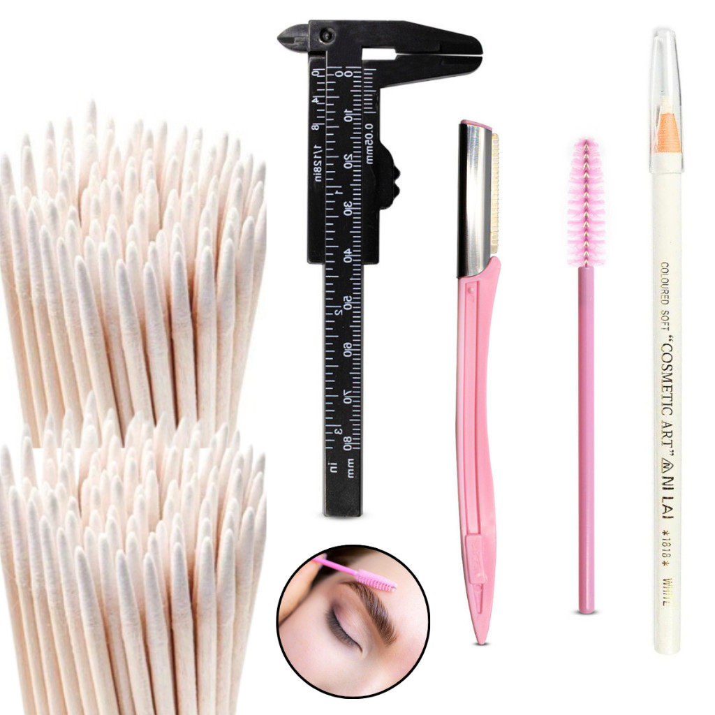 Kit Design de Sobrancelhas Completo Molde + Acess�