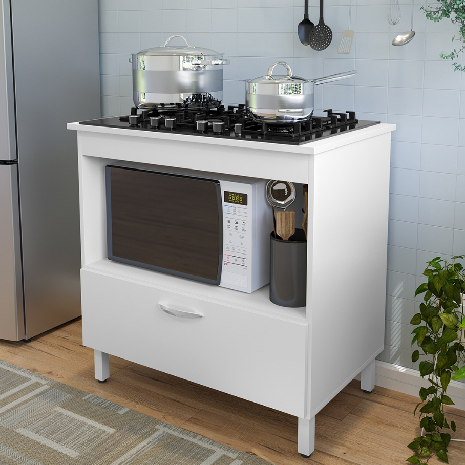 Balcão Cooktop F Balcão de cozinha compacto para