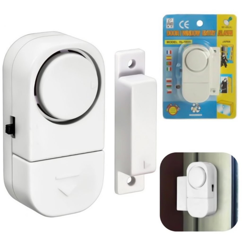 Kit 2 / 4 Alarme Sonoro para Portas e Janela Sem F