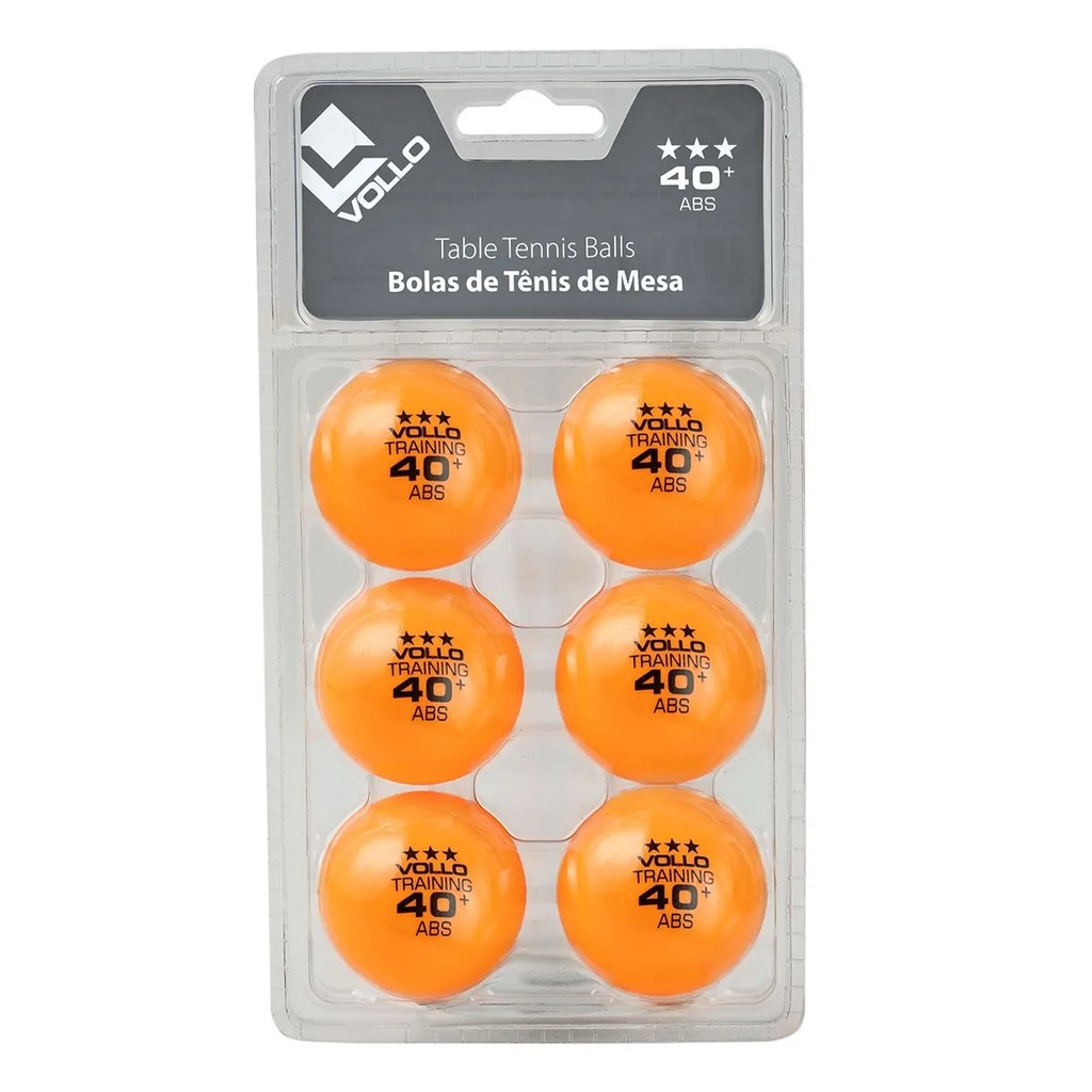 Bola De Tênis De Mesa Vollo Ping Pong Training 3 