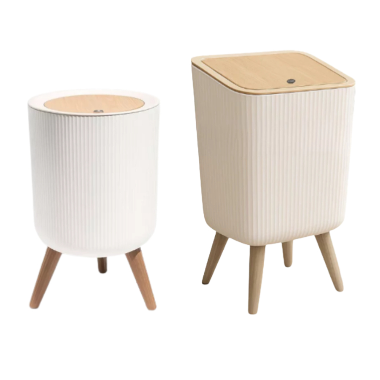 Lixeira Com Tampa De Pressão Moderna 9L Multiuso 