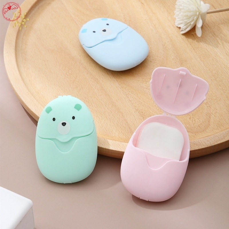 50 Pcs de papel sabão descartável portátil boni