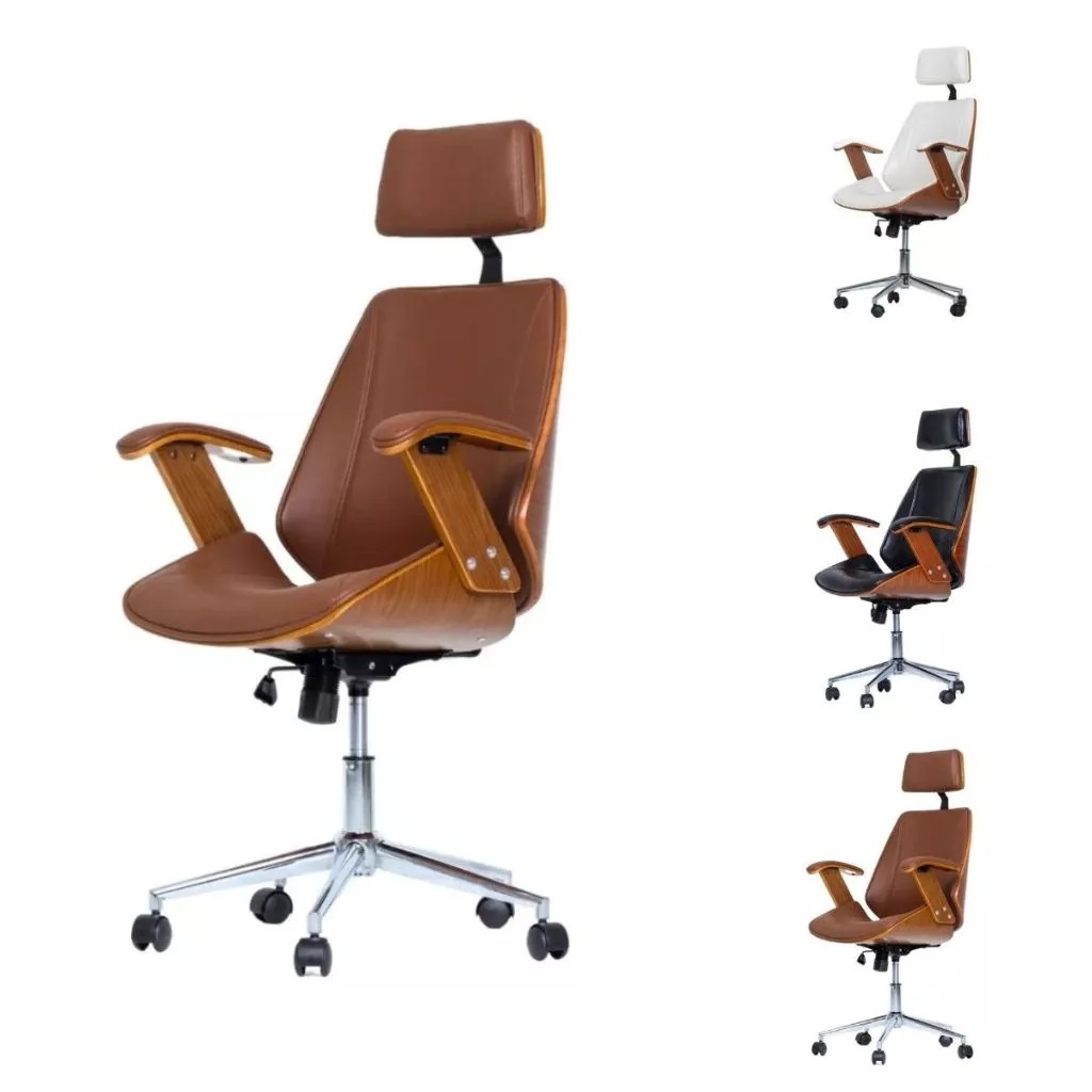 Cadeira de Escritório Moderna Alta Presidente Par