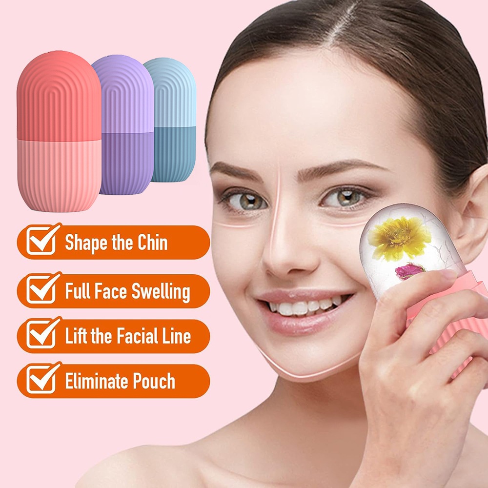 Rolo Facial De Gelo Cuidados Com A Pele Facial Mas