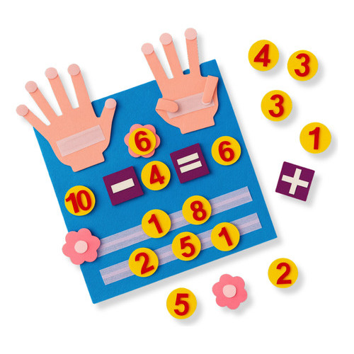 Mural Educativo Matemática Infantil Aprender Adi