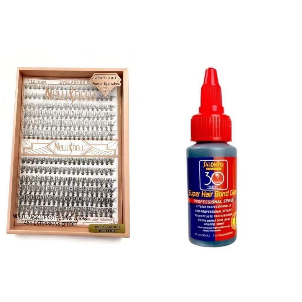 New Show Conjunto de 1 Super Cola Salon Pro 30ml+1