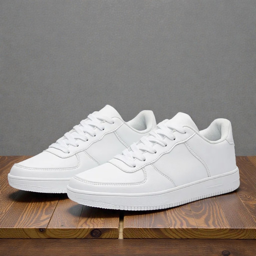 Tênis Branco Masculino Confortável Para o Dia a 