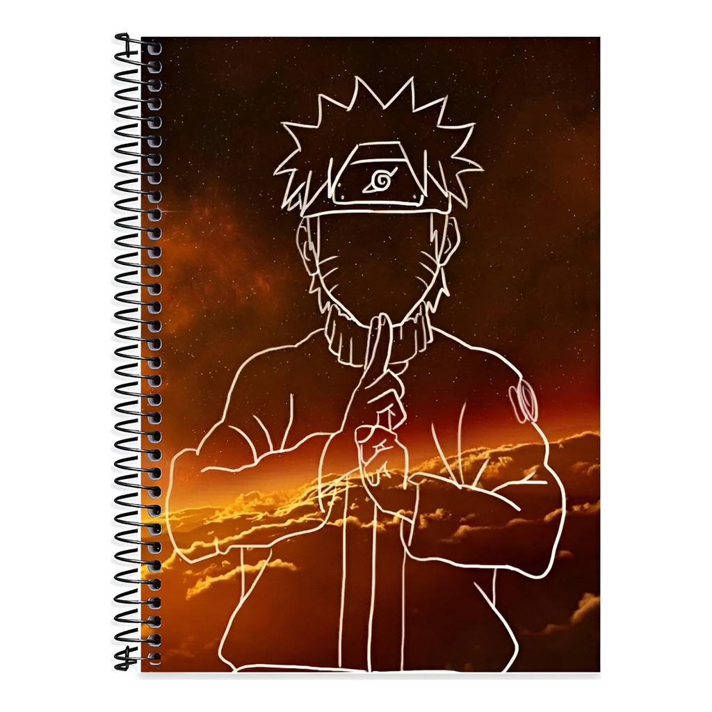 Caderno Naruto Capa Dura 80 Folhas 1 Matéria