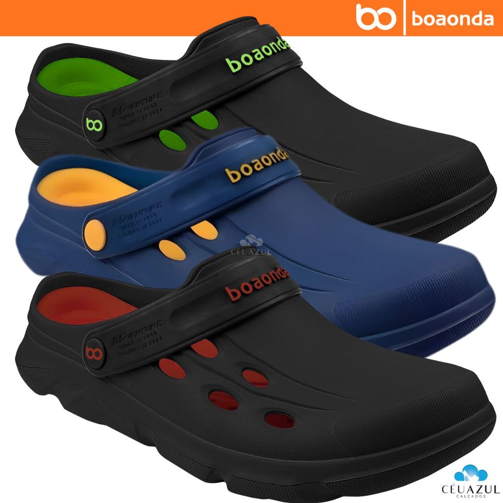 Chinelo Babuche Masculino Adventure Clog BoaOnda T