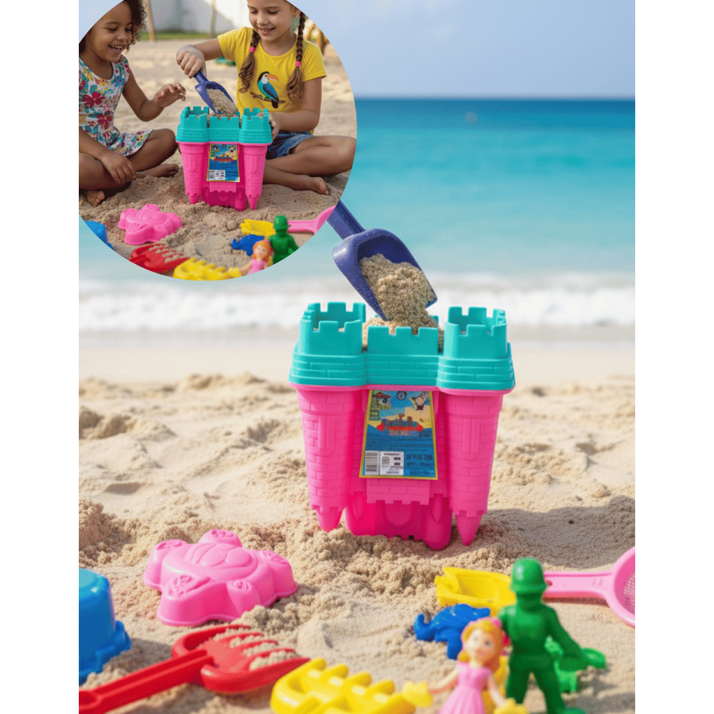 Baldinho De Praia Areia Balde Grande Brinquedo Inf