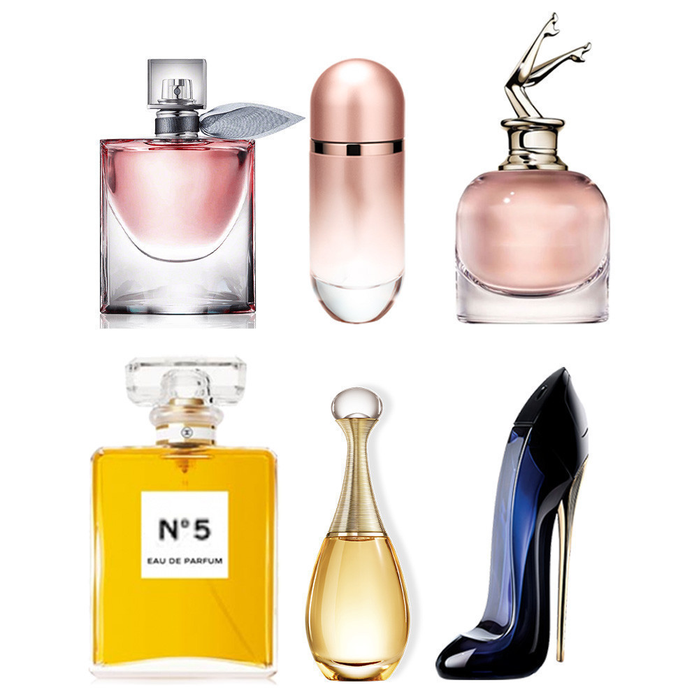 Kit 6 Perfumes Femininos (God, La Vi, N5, Scan, VP