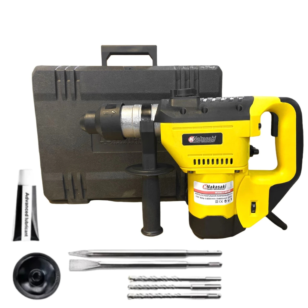 Martelete Rompedor Demolidor 7Kg 2200w Nakasaki Pe