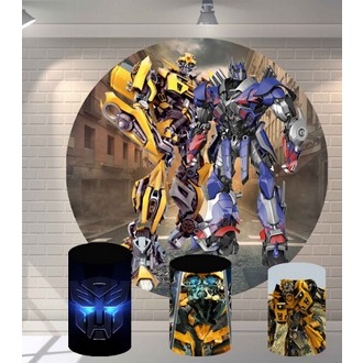 Painel Redondo 1,5×1,5 +3 Capas Cilindro tran