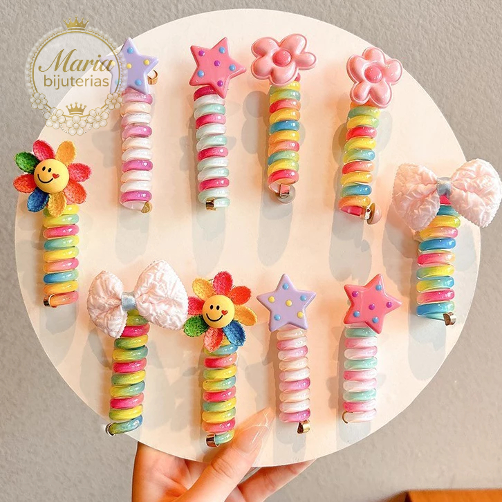 Kit 1 a 12  pçs dos desenhos animados corda de ca