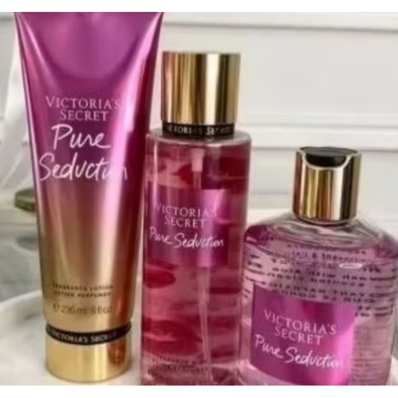 KIT Body Splash + Creme Hidratante Feminino Purê