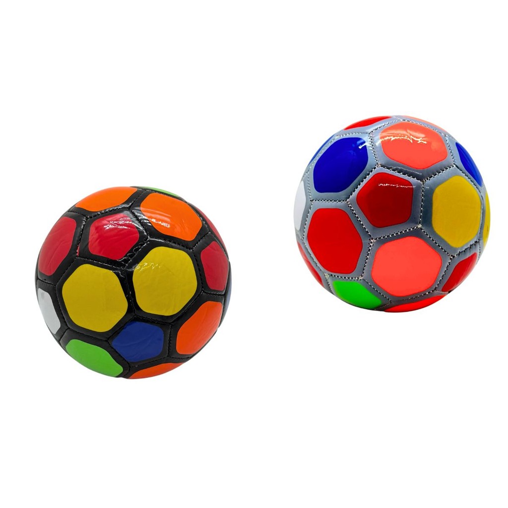 Mini Bola De Futebol N.2 Colorida reforçada PVC