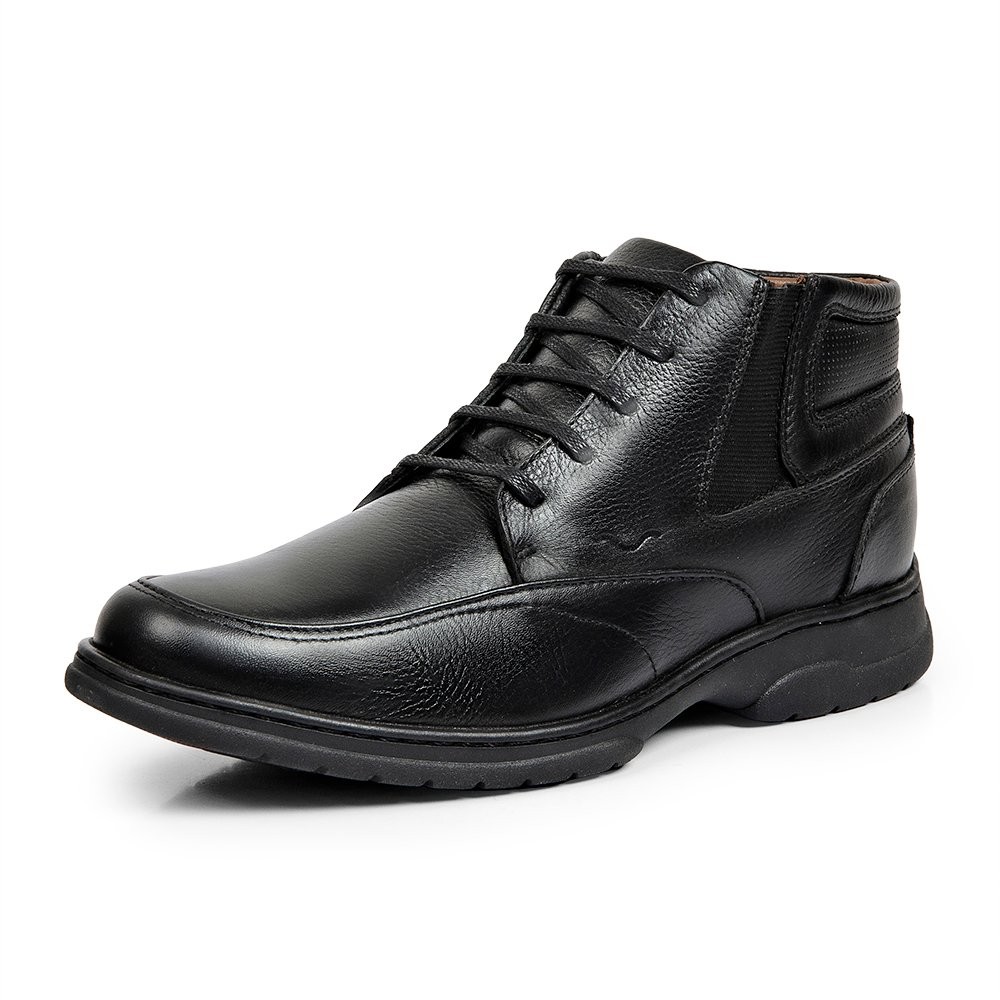 Bota Casual Masculina Couro Legítimo Anatômica F