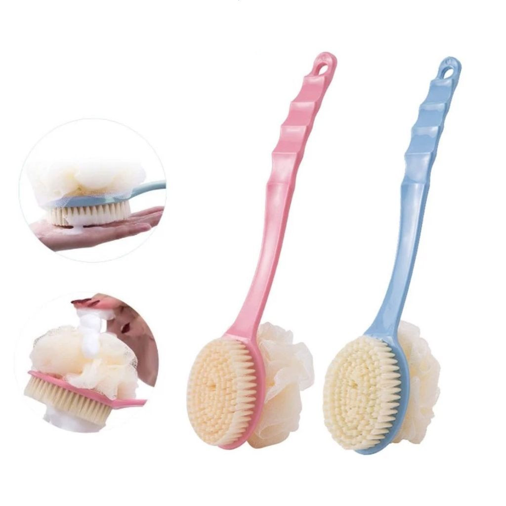 Kit Escova De Banho Com 2 Em 1 Para Esfregar As Co