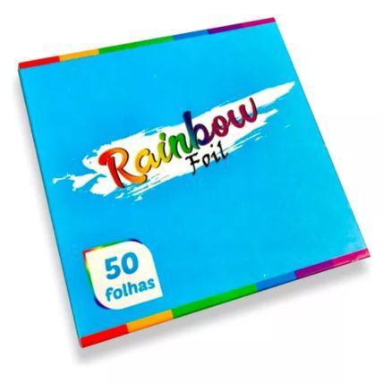 Papel Alumínio Rainbow fail 50 Folhas | Uso Geral