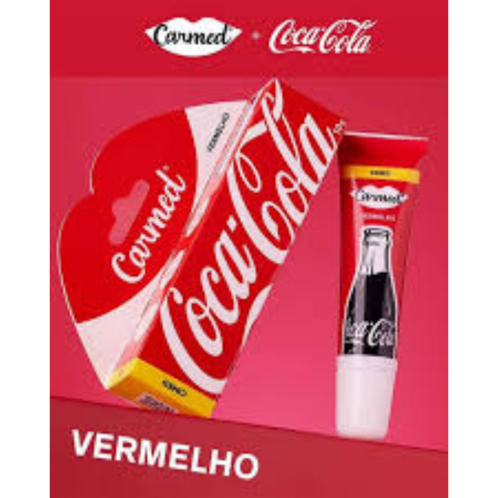 Hidratante Labial Carmed Coca-Cola Vermelho 10g Sa