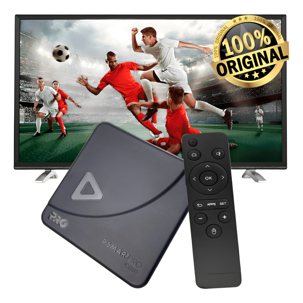 SmartPRO 4K HD Streaming player Transforma sua TV