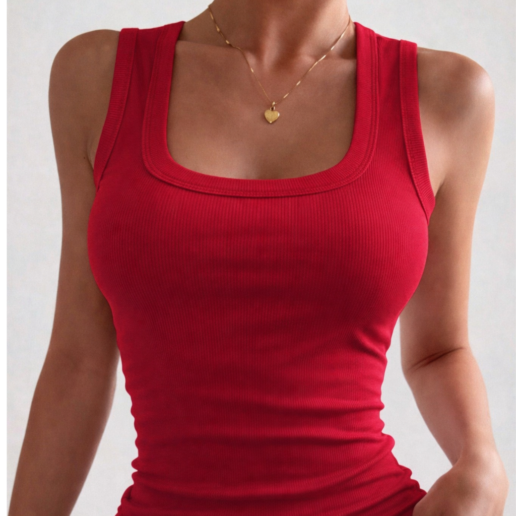 Camisetas Regatas Básica Dia Dia Femininas Ribana