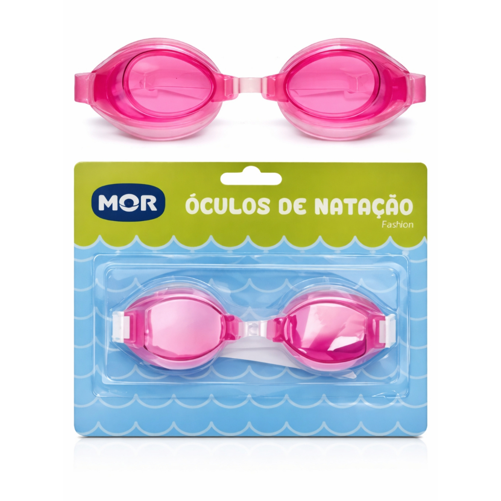 Óculos de Natação Infantil Mor Fashion com Lent