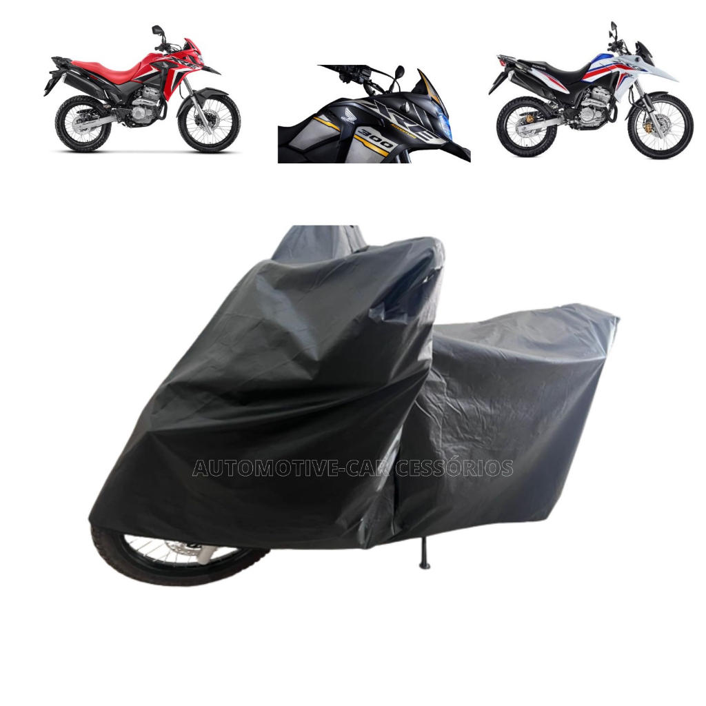 Capa Couro Cobrir Moto Impermeável Proteção Sol