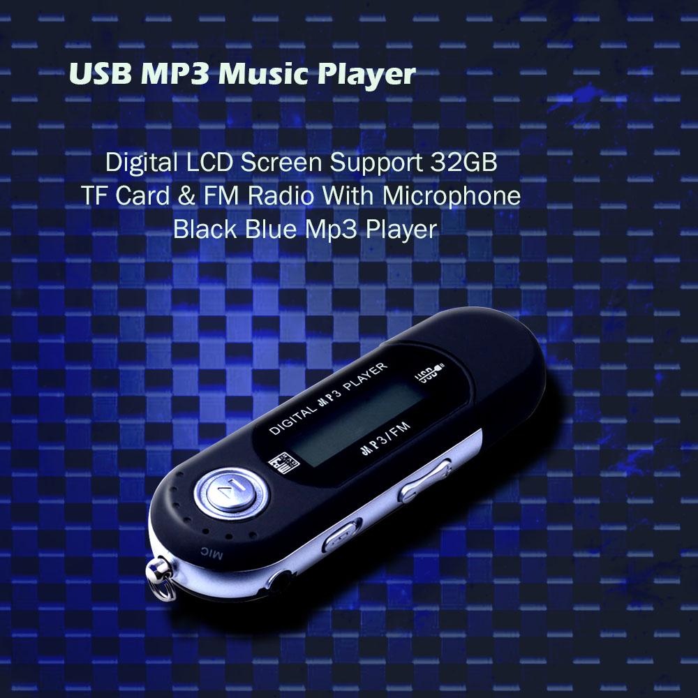 1Pc Mini USB Mp3 Player De Música Suporte De Tela