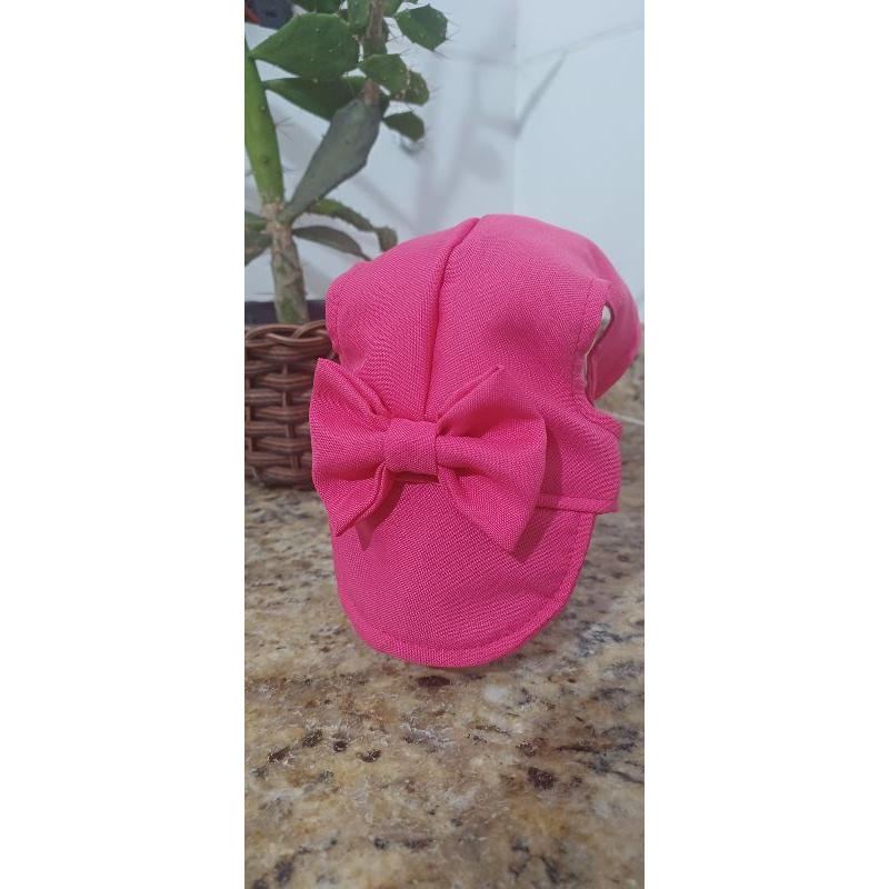 Boné Pet sem estampa para Femea Chapéu Pet boné